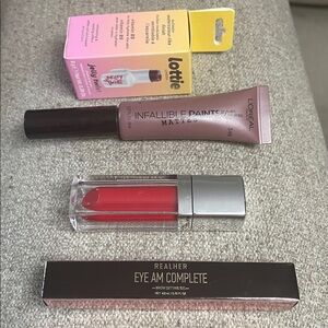 2/$20 4 Item Beauty Bundle! L'Oreal Lottie Real Her! Lips, Cheek & Brow! NWT